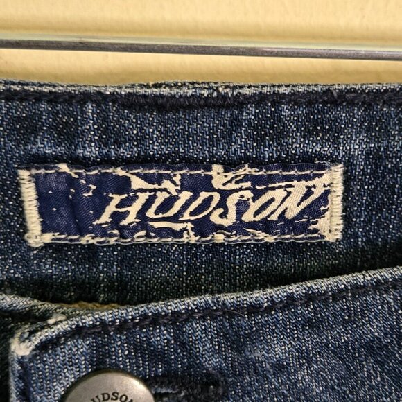 HUDSON Beth Mid Rise Baby Bootcut Jeans Color Gus Size 30 - Picture 6 of 11